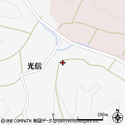 広島県神石郡神石高原町光信443周辺の地図