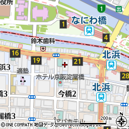 株式会社丹中　大阪店周辺の地図