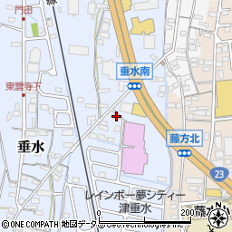 三重県津市垂水906-1周辺の地図