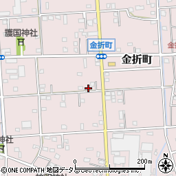 静岡県浜松市中央区金折町360周辺の地図