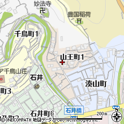 兵庫県神戸市兵庫区山王町周辺の地図