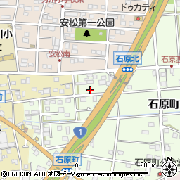静岡県浜松市中央区石原町629周辺の地図