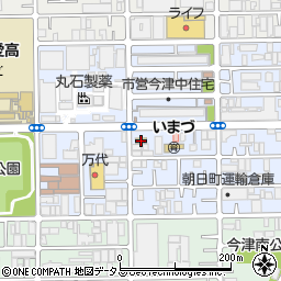 ファミリーマート今津中３丁目店周辺の地図
