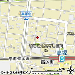 静岡県浜松市中央区高塚町1301周辺の地図