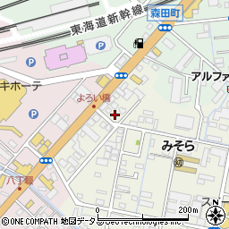 静岡県浜松市中央区神田町393周辺の地図