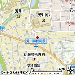 静岡県浜松市中央区芳川町290周辺の地図