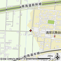 静岡県浜松市中央区篠原町206周辺の地図