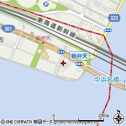静岡県湖西市新居町新居3387周辺の地図