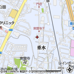 三重県津市垂水734-2周辺の地図