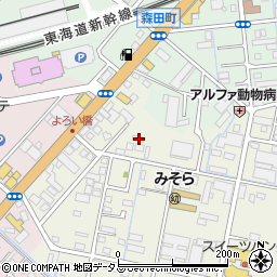 静岡県浜松市中央区神田町398周辺の地図