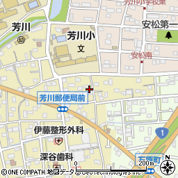 静岡県浜松市中央区芳川町274周辺の地図