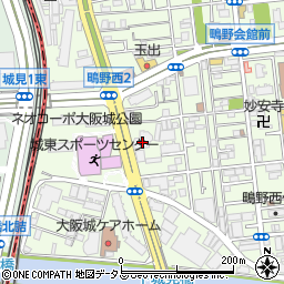 サンヴェール大阪城公園周辺の地図