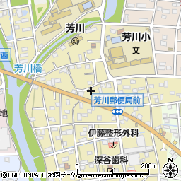 静岡県浜松市中央区芳川町135周辺の地図