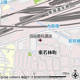静岡県浜松市中央区東若林町270周辺の地図