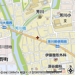 静岡県浜松市中央区芳川町130周辺の地図