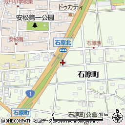 静岡県浜松市中央区石原町477周辺の地図