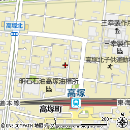 静岡県浜松市中央区高塚町1329周辺の地図