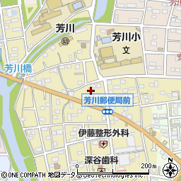 静岡県浜松市中央区芳川町141周辺の地図