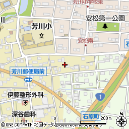 静岡県浜松市中央区芳川町256周辺の地図