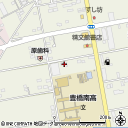 愛知県豊橋市南大清水町元町375周辺の地図