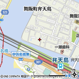 舞阪の家周辺の地図