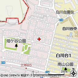 兵庫県神戸市須磨区北落合5丁目14周辺の地図