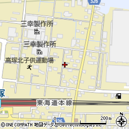 静岡県浜松市中央区高塚町761周辺の地図