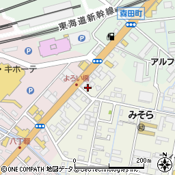 静岡県浜松市中央区神田町392周辺の地図