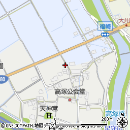 岡山県岡山市北区高塚63周辺の地図