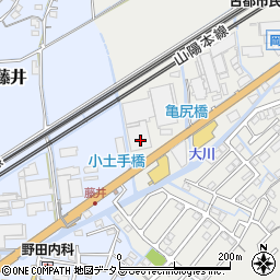 岡山県岡山市東区鉄322周辺の地図