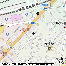 静岡県浜松市中央区神田町394周辺の地図