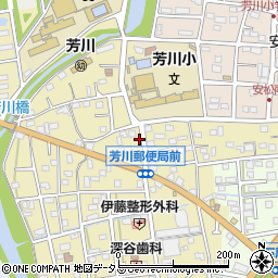静岡県浜松市中央区芳川町159周辺の地図
