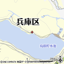 兵庫県神戸市兵庫区烏原町（東所）周辺の地図