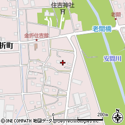 静岡県浜松市中央区金折町961周辺の地図