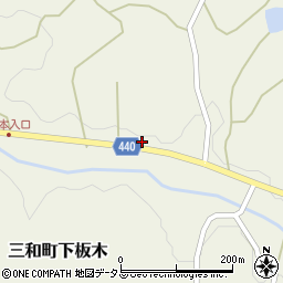 広島県三次市三和町下板木342周辺の地図