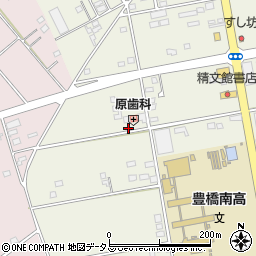 愛知県豊橋市南大清水町元町349周辺の地図