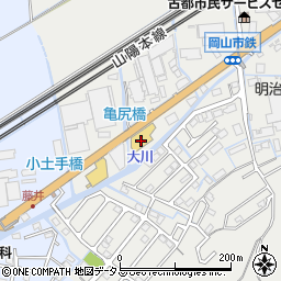 ＨｏｎｄａＣａｒｓ岡山岡山東店周辺の地図