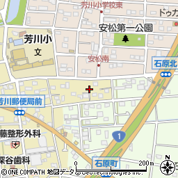 静岡県浜松市中央区芳川町225周辺の地図