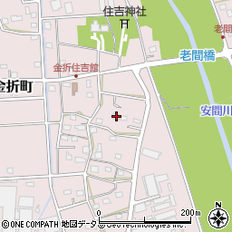 静岡県浜松市中央区金折町960周辺の地図