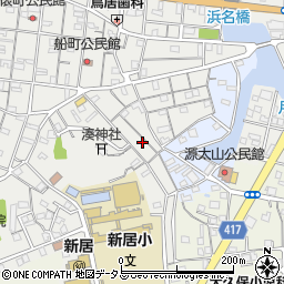 静岡県湖西市新居町新居835周辺の地図