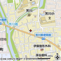 静岡県浜松市中央区芳川町179周辺の地図