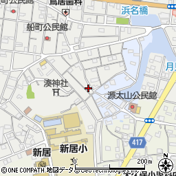 静岡県湖西市新居町新居861周辺の地図