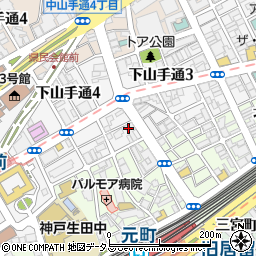 博多やきとり かわ庵 元町北店周辺の地図