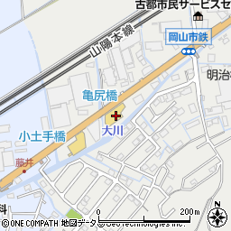 岡山県岡山市東区鉄404周辺の地図