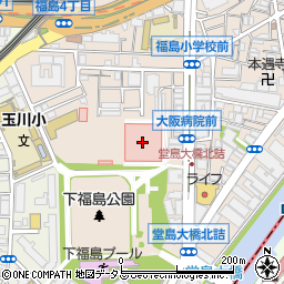 大阪病院（地域医療機能推進機構）周辺の地図