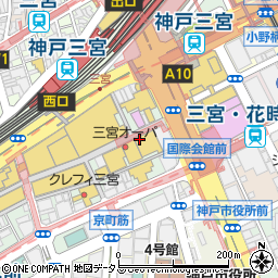 スギ薬局　三宮センター街店周辺の地図