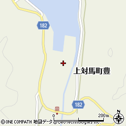 長崎県対馬市上対馬町豊周辺の地図