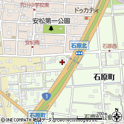 静岡県浜松市中央区石原町611周辺の地図
