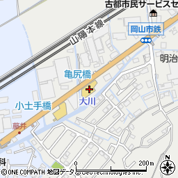 ＨｏｎｄａＣａｒｓ岡山岡山東店周辺の地図