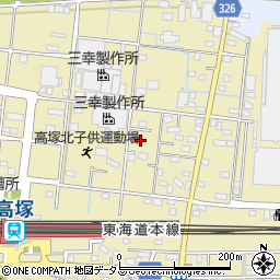 静岡県浜松市中央区高塚町752周辺の地図